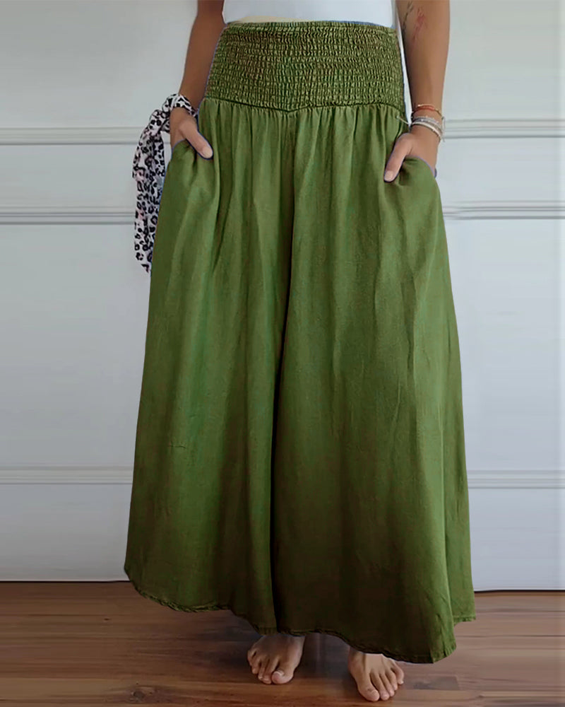 Dams vida high waist fritidsbyxor – Elegant komfort för vardag & semester