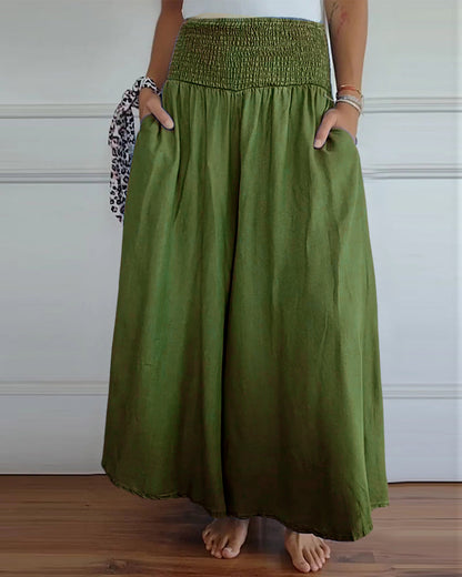 Dams vida high waist fritidsbyxor – Elegant komfort för vardag & semester