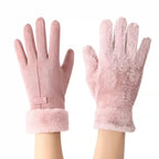 Warme handschoenen met touchscreenfunctie