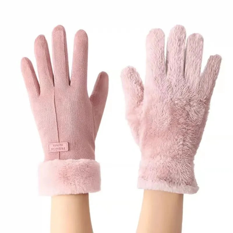 Warme handschoenen met touchscreenfunctie
