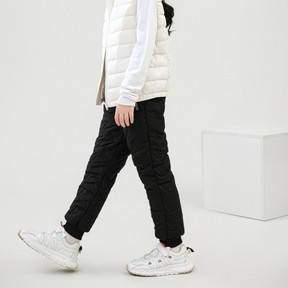Pantalon thermique d’hiver outdoor enfant – Imperméable et doublé pour garçons et filles – Pantalon de neige sportif pour activités