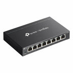 Netwerkswitch 8-poorts Gigabit Ethernet RJ45, zwart, wandmontage