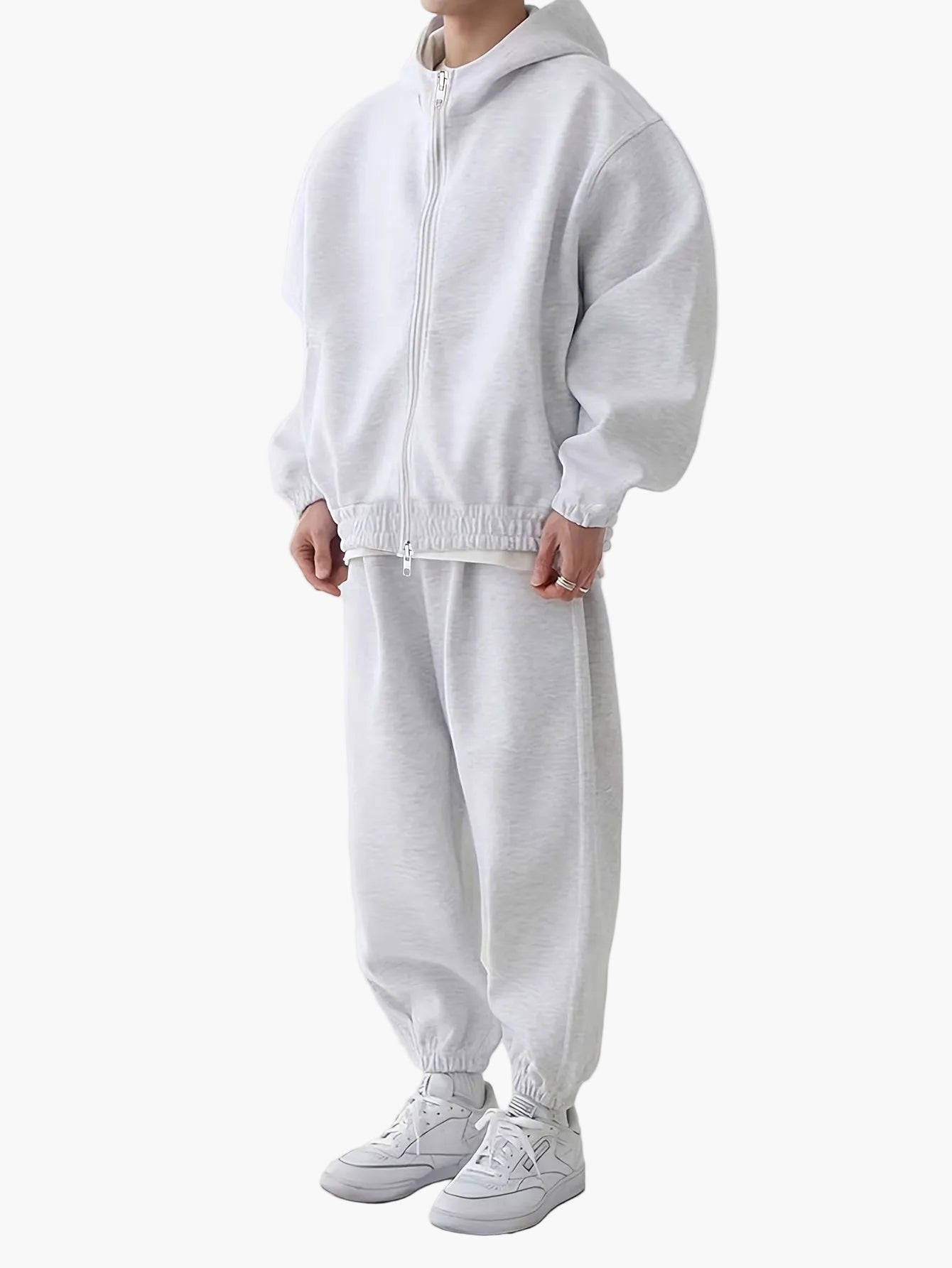 Herren Oversize Trainingsanzug mit Kapuze – Streetstyle und Freizeitmode