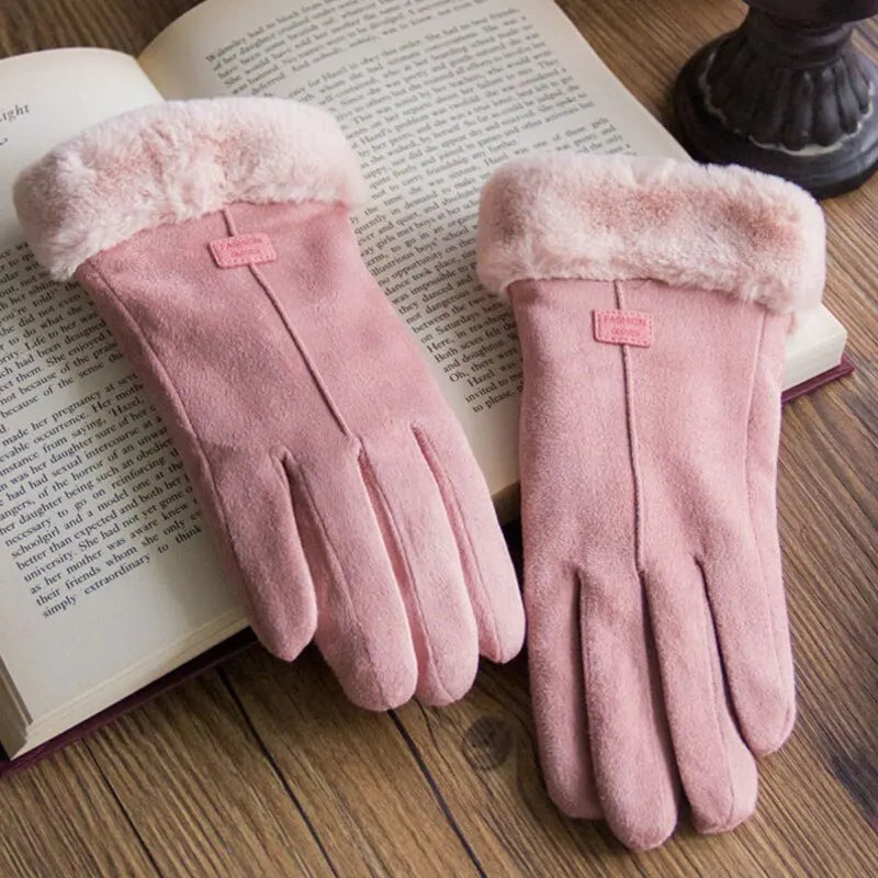 Warme handschoenen met touchscreenfunctie