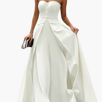 Damen Elegantes Abendkleid Ballkleid Bandeau Stil für besondere Anlässe