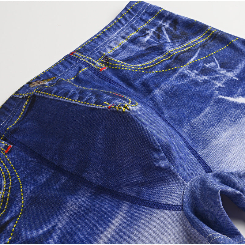 Boxers pour hommes effet jean – Sous-vêtements tendance pour le quotidien et les loisirs