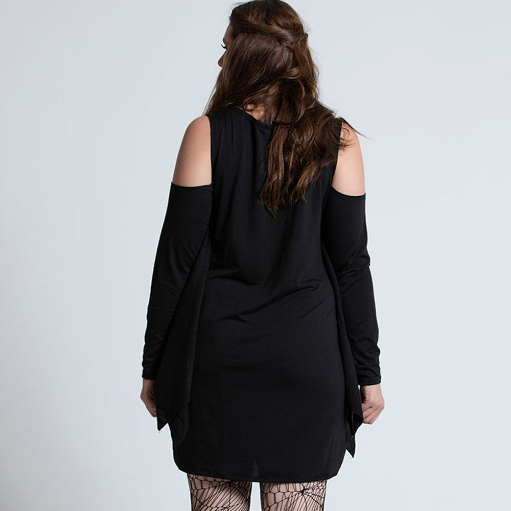 Robe Halloween femme costume toile d'araignée – Tenue grande taille pour fêtes effrayantes