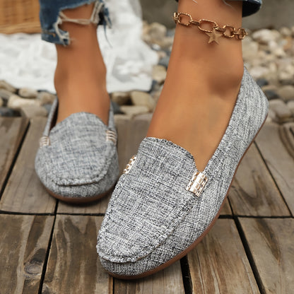 Damen Slip-On Loafer im Casual-Stil für Alltag und Freizeit