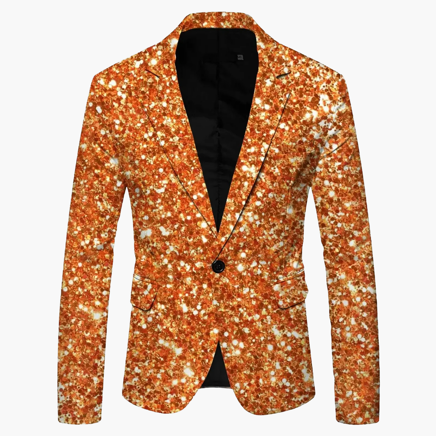 Blazer slim fit moderno monopetto da uomo con un bottone per business e tempo libero