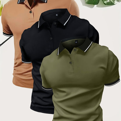 Męska koszulka polo w nowoczesnym stylu casual – idealna na czas wolny i na co dzień