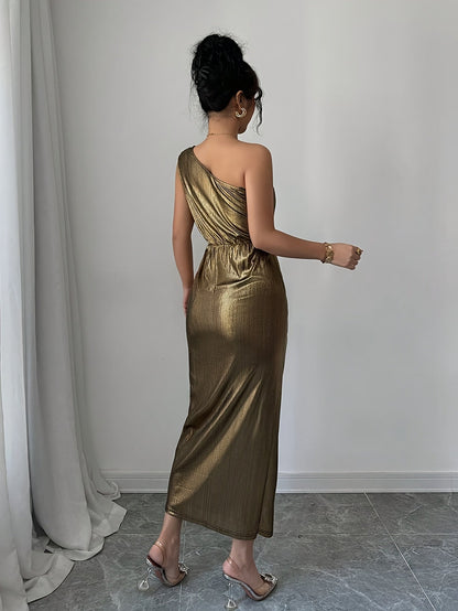 Damen Abendkleid One-Shoulder Bodycon für besondere Anlässe und Partys