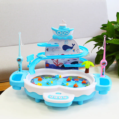 Giocattolo da pesca elettrico per bambini – Set musicale con funzione educativa e divertimento con l’acqua