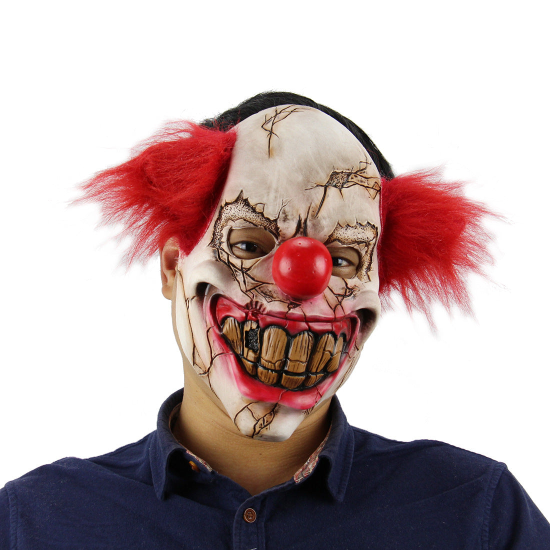 Halloween vampyrdemon-maske for voksne – Skummel utkledning for Halloween-fester og kostymearrangementer