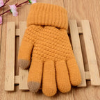Gebreide touchscreen-handschoenen voor dames