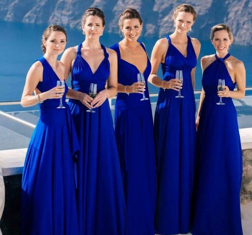 Abito lungo da donna con design schiena scoperta – Abito da sera elegante, versatile, da festa