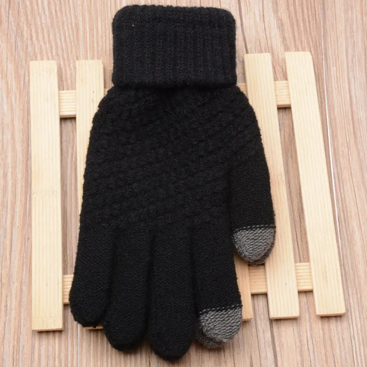 Gebreide touchscreen-handschoenen voor dames