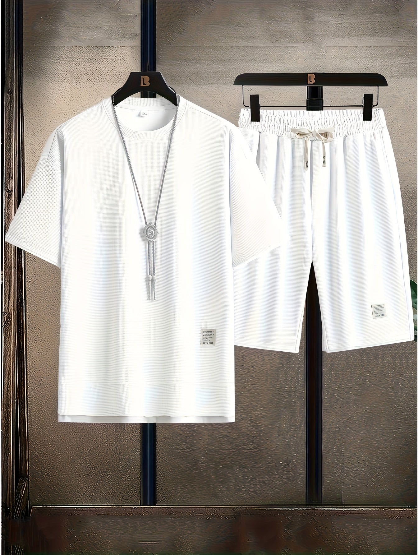 Herren Sport Freizeit Set – Modernes T-Shirt und Shorts für Alltag und Training