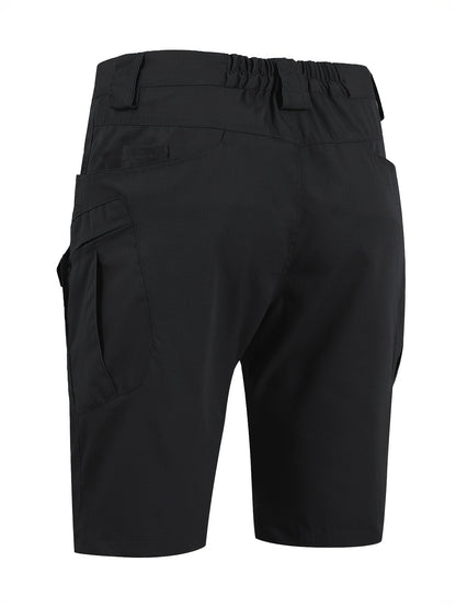 Pantaloncini funzionali da uomo per attività all'aperto con tasche e cintura – Pantaloni da trekking e tempo libero