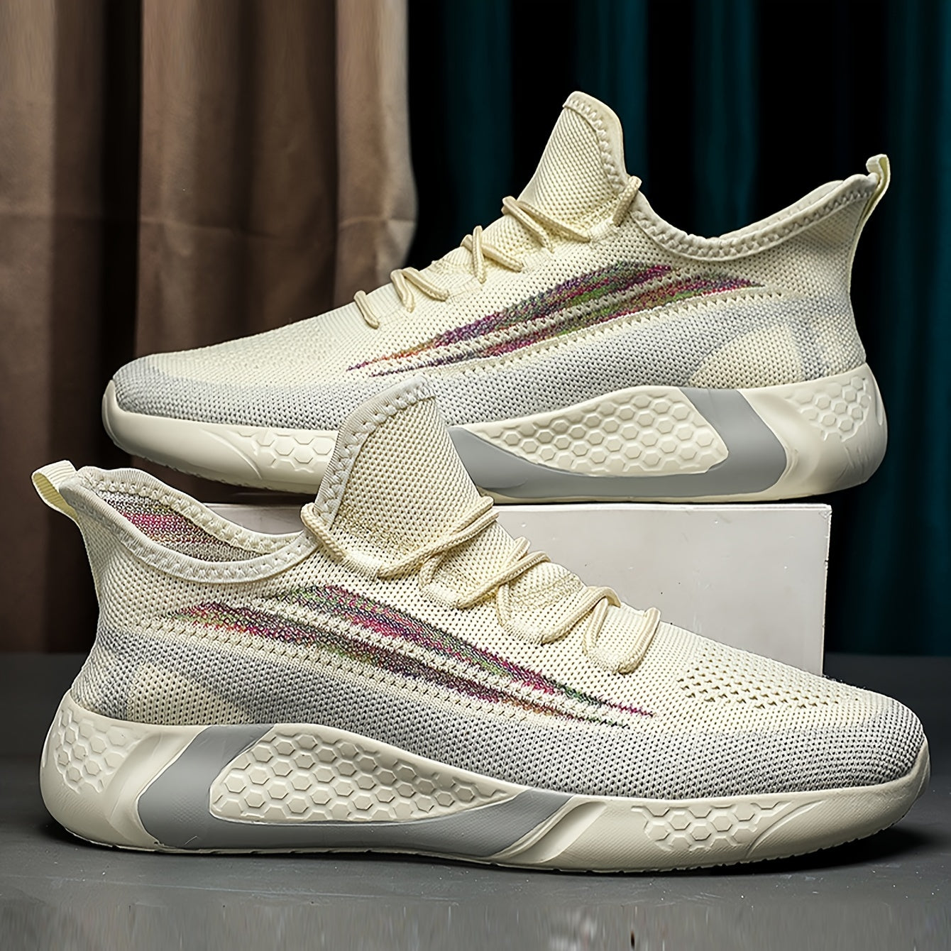 Męskie sneakersy do sportu i na co dzień – nowoczesne buty do biegania z oddychającym designem i wygodną podeszwą