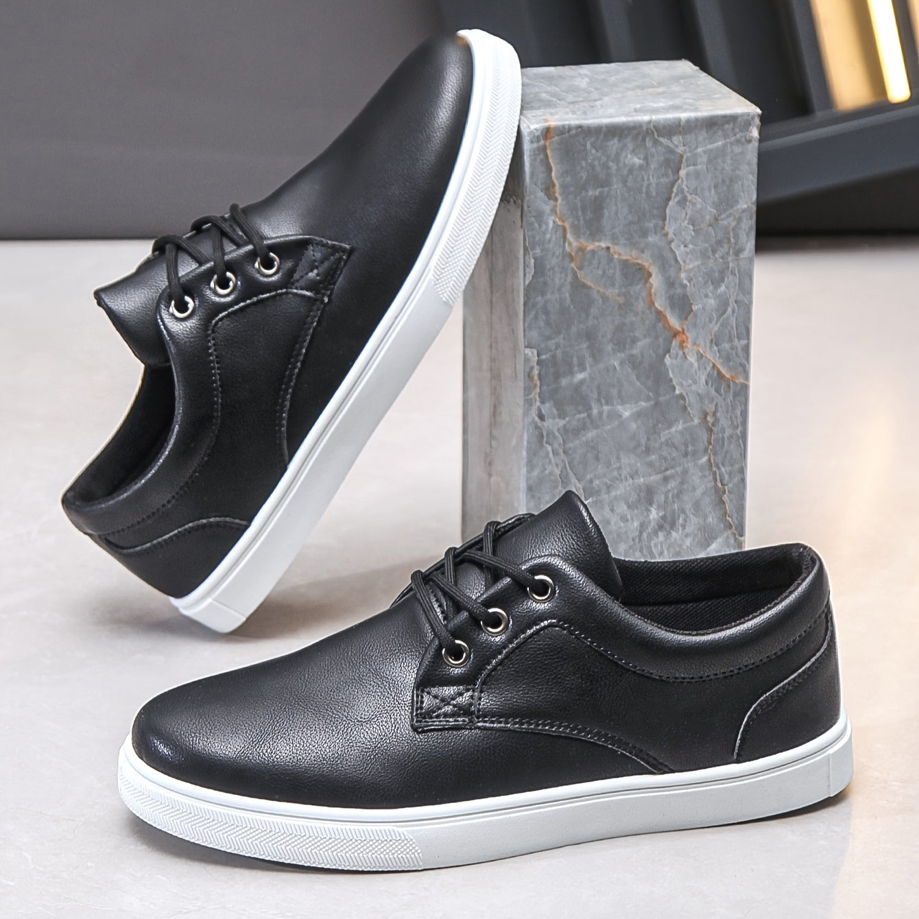 Herren Freizeitschuhe Low-Top Schnürschuhe Sportlicher Stil Alltag Komfort