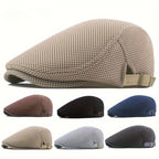 Lichte zomerse flatcap voor dames en heren met unisex pasvorm
