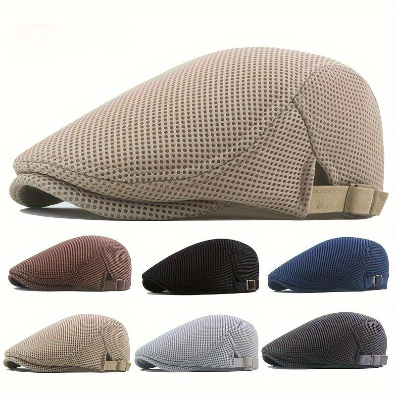 Lichte zomerse flatcap voor dames en heren met unisex pasvorm