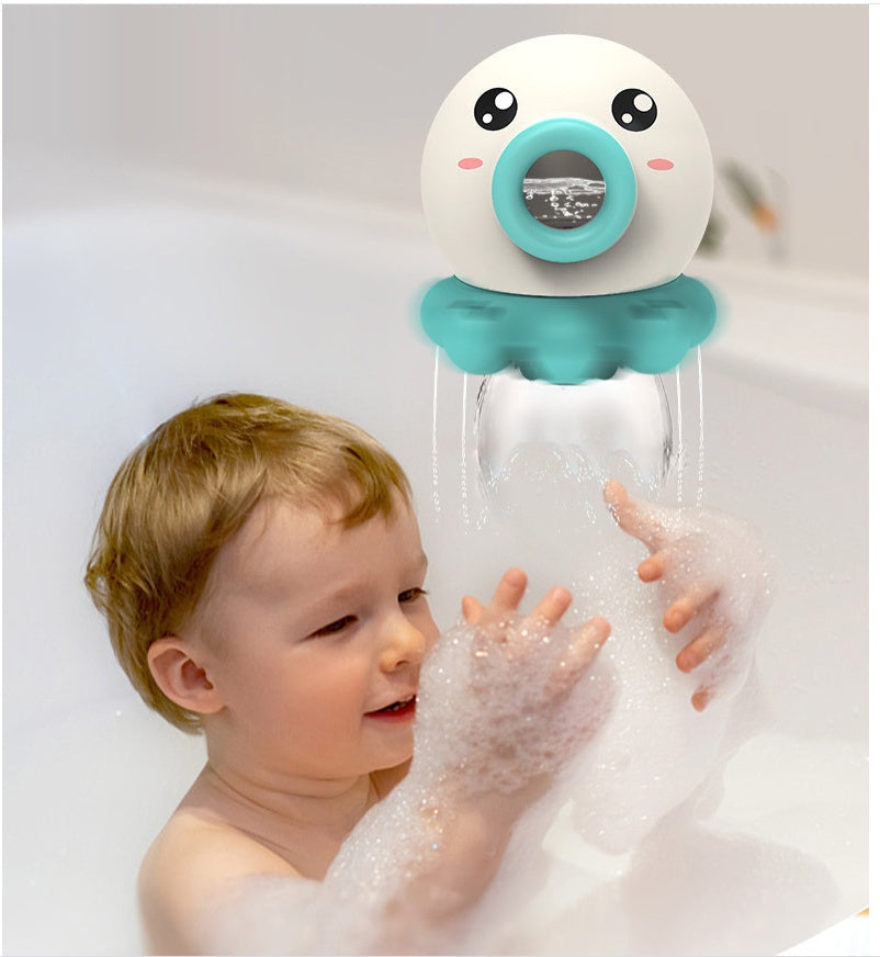 Baby Bade-Spielzeug Oktopus Wasserspritzspielzeug für Jungen und Mädchen – Interaktives Badespaß-Spielzeug für Kinder und Kleinkinder
