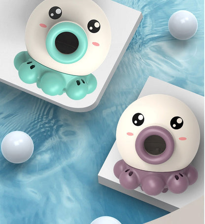 Baby Bade-Spielzeug Oktopus Wasserspritzspielzeug für Jungen und Mädchen – Interaktives Badespaß-Spielzeug für Kinder und Kleinkinder