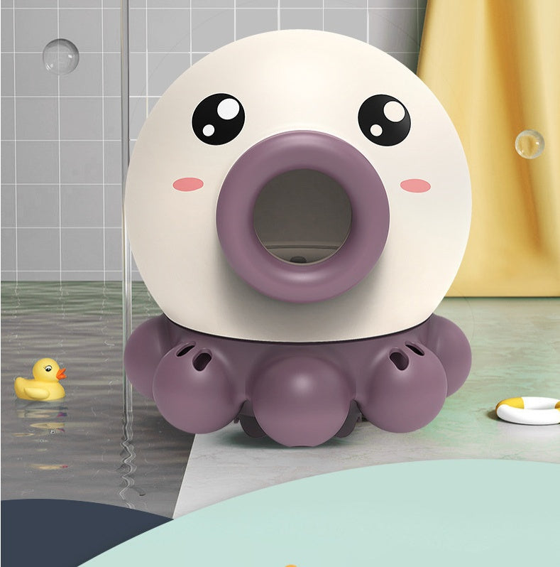 Baby Bade-Spielzeug Oktopus Wasserspritzspielzeug für Jungen und Mädchen – Interaktives Badespaß-Spielzeug für Kinder und Kleinkinder