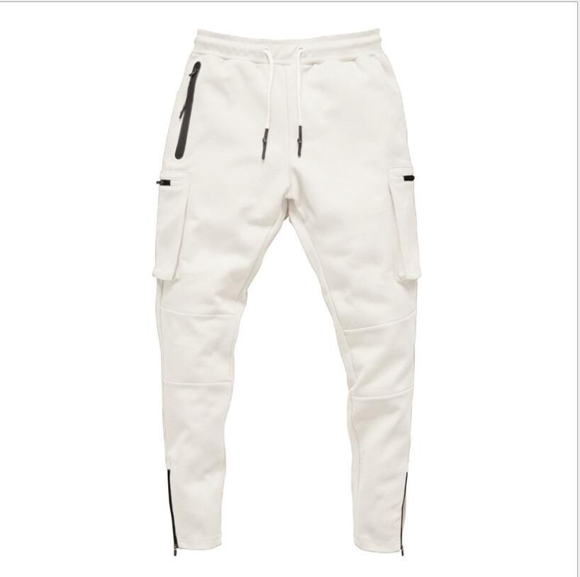 Herr Träningsjoggers – Sportiga fitnessjoggingbyxor med fickor, modern slim fit design för träning & fritid