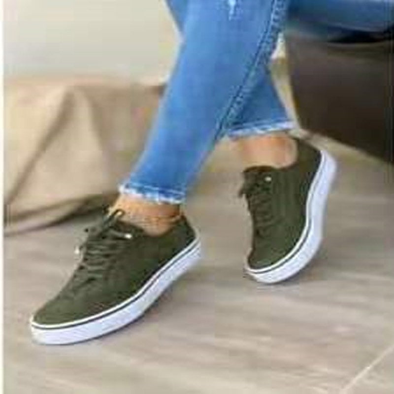 Scarpe casual da donna con dettagli brogue e plateau – Sneakers alla moda per tutti i giorni e streetstyle