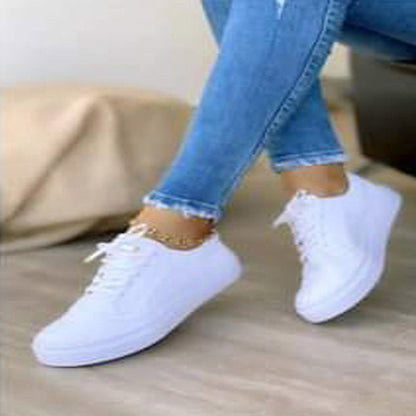 Scarpe casual da donna con dettagli brogue e plateau – Sneakers alla moda per tutti i giorni e streetstyle