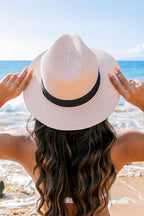 Klassieke panama-fedora van stro