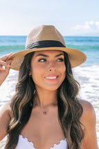 Klassieke panama-fedora van stro