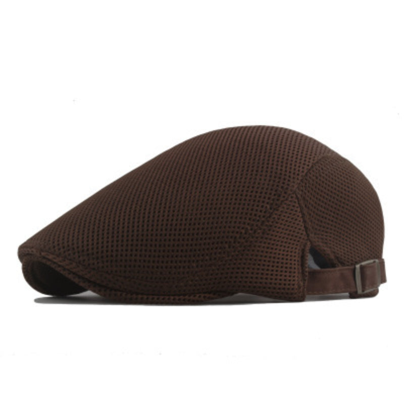 Lichte zomerse flatcap voor dames en heren met unisex pasvorm