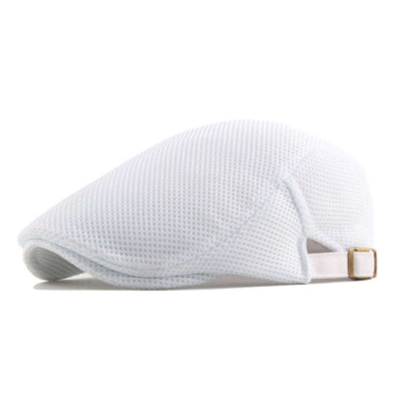 Lichte zomerse flatcap voor dames en heren met unisex pasvorm