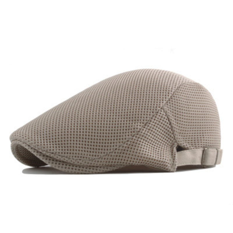 Lichte zomerse flatcap voor dames en heren met unisex pasvorm