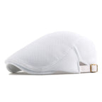 Lichte zomerse flatcap voor dames en heren met unisex pasvorm