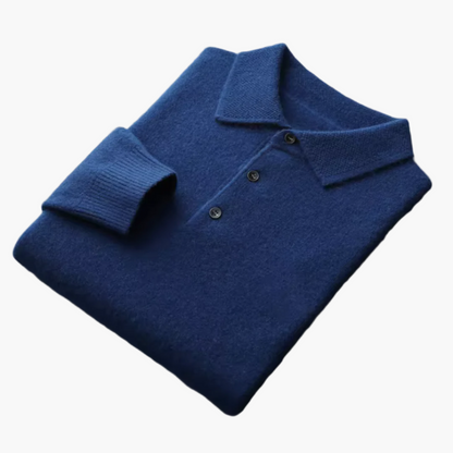 Męski premium polo sweter – Klasyczny styl do pracy i na co dzień