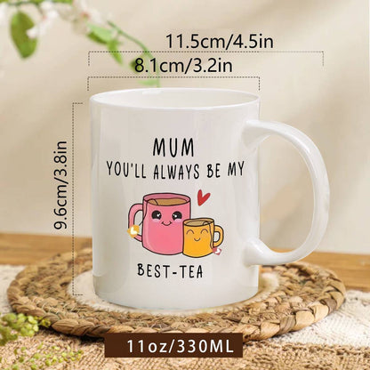 Tazza regalo da donna per mamma con frase e divertente design a tazza da tè – Perfetta per la Festa della Mamma o il compleanno
