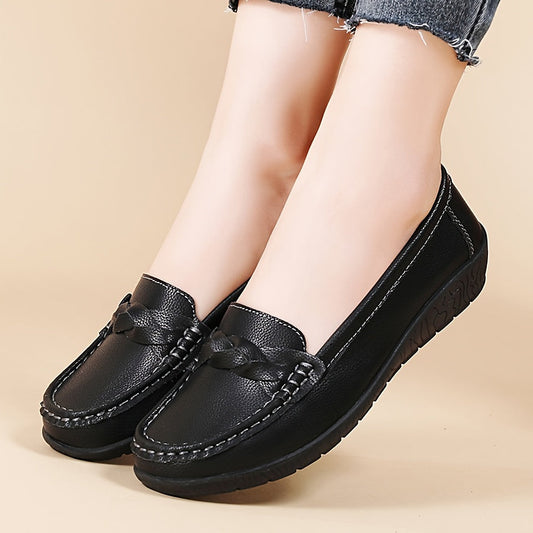 Damen Bequeme Mokassin Slipper für Alltag und Freizeit – Penny Loafer Stil