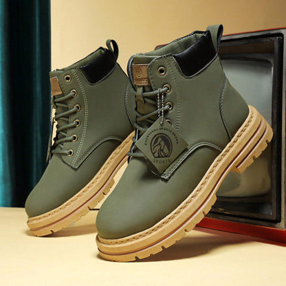 Heren Outdoor Laarzen – Robuuste en Stijlvolle Boots voor Avontuur en Dagelijks Gebruik