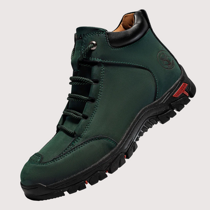 Herren Outdoor Stiefel Halbhoch mit Schnürung Blau