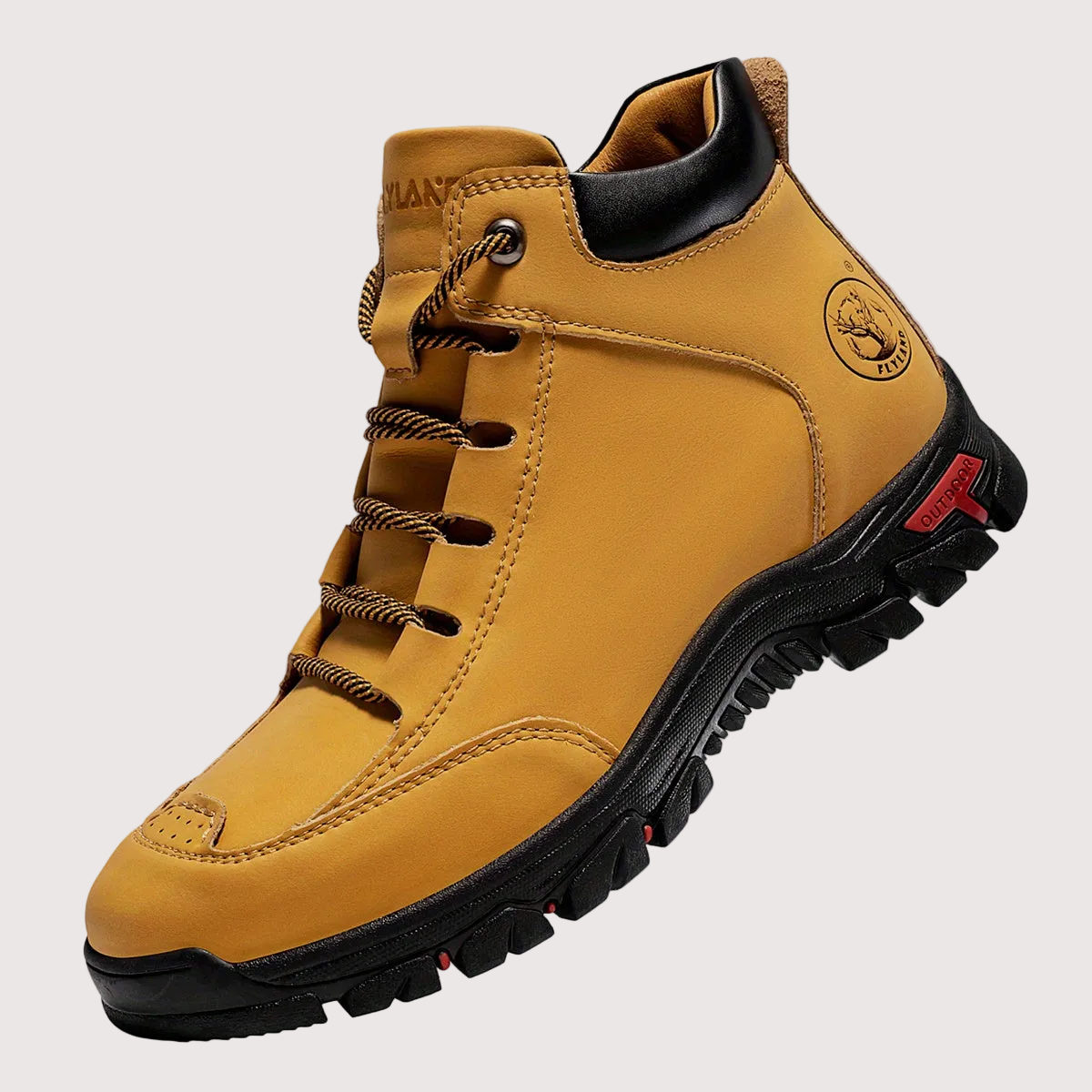 Herren Outdoor Stiefel Halbhoch mit Schnürung Blau
