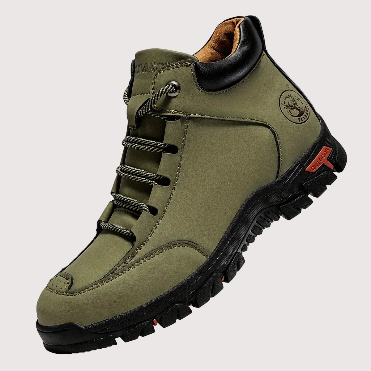 Herren Outdoor Stiefel Halbhoch mit Schnürung Blau