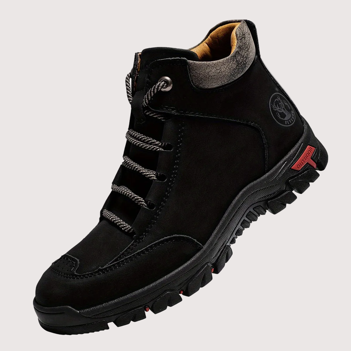 Herren Outdoor Stiefel Halbhoch mit Schnürung Blau