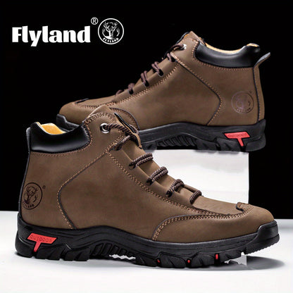 Herren Outdoor Stiefel Halbhoch mit Schnürung Blau