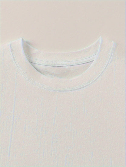 Herren Oversize Streetwear T-shirt med tecknad grafik och urban tryck – trendig fritidströja