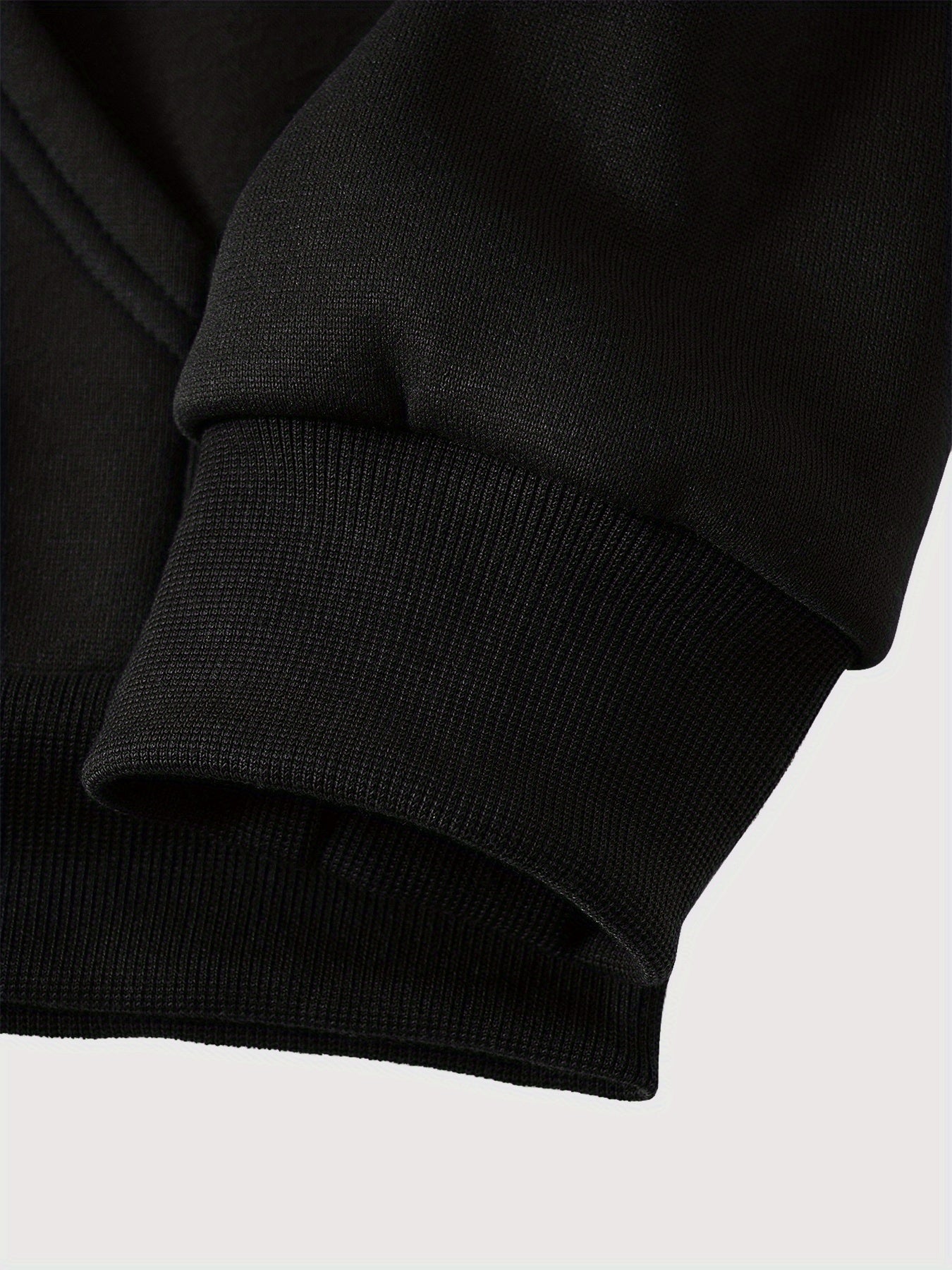 Felpa con cappuccio da uomo, con cerniera, bicolore, con motivo a forma di volto e tasche laterali