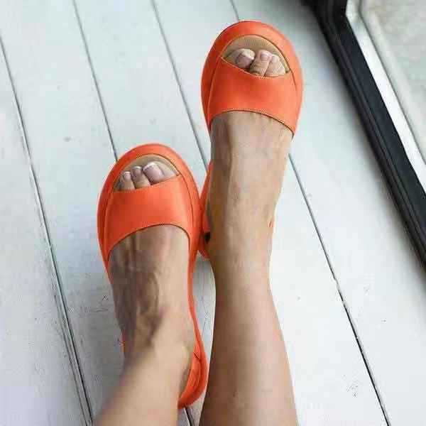 Sandales à plateforme avec semelle confortable pour femmes – Chaussures d'été élégantes pour loisirs et quotidien